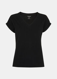 Willa V-Neck Cap Sleeve Tee