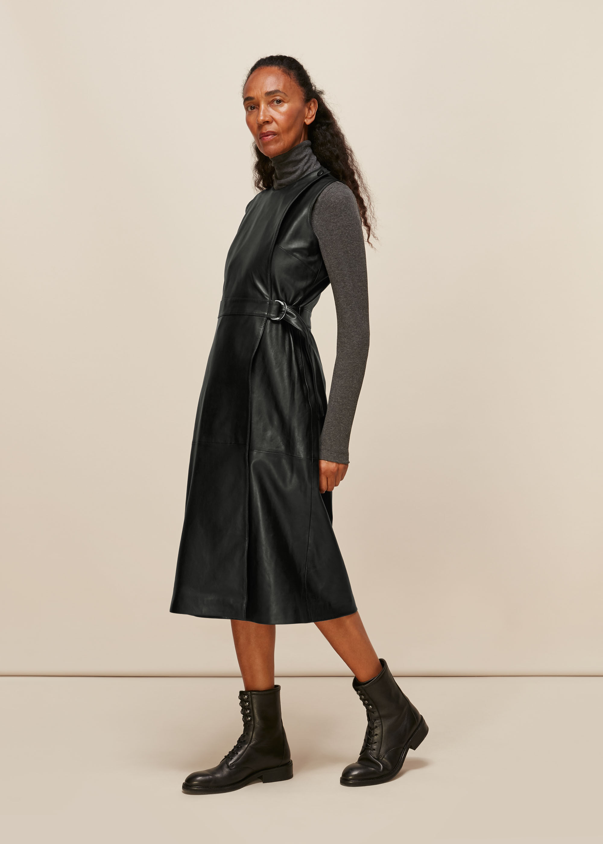 whistles leather dress
