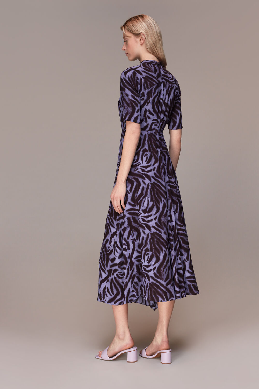 Woodland Tiger Midi Dress