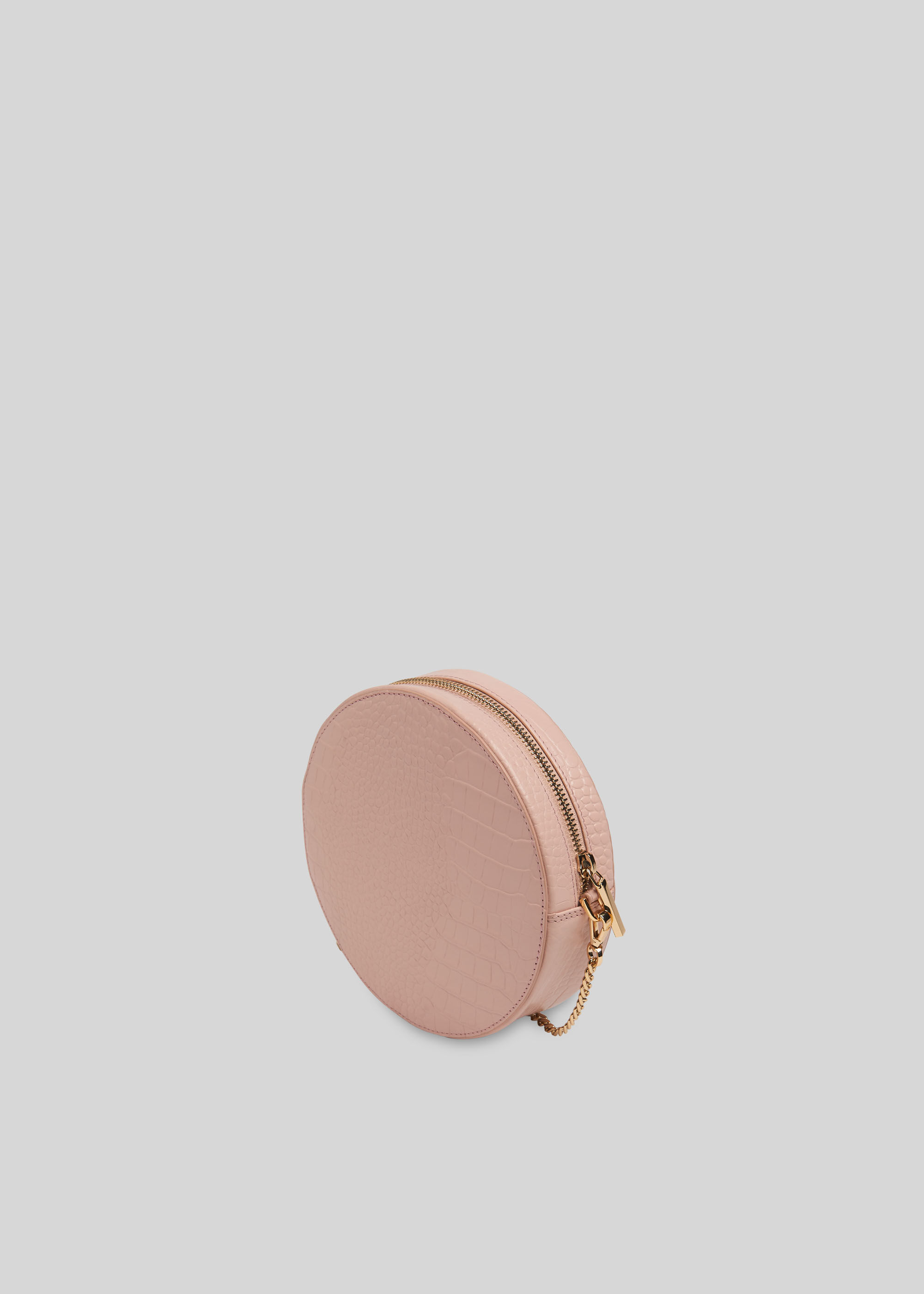 Pale Pink Brixton Circular Crossbody Bag | WHISTLES