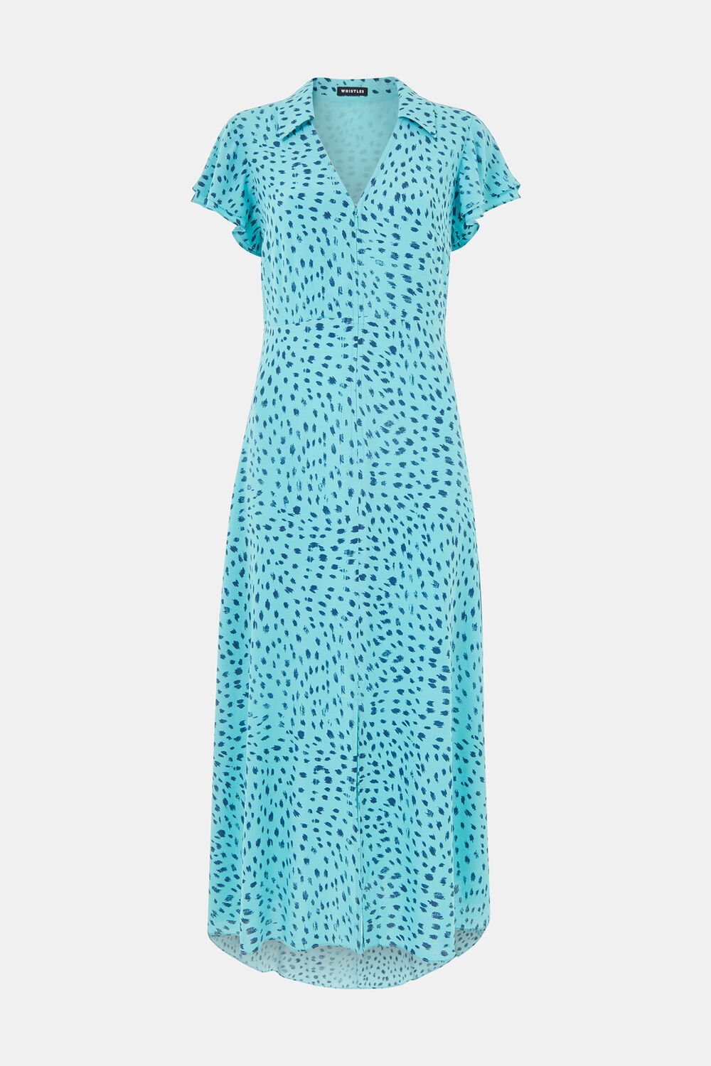Nina Speckled Spot Midi Dress