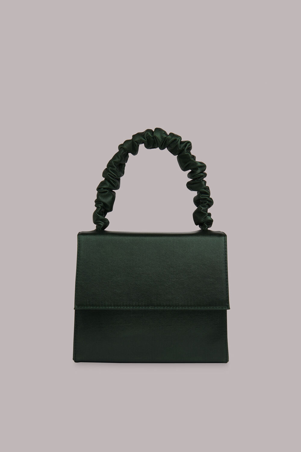 Payton Satin Top Handle Bag