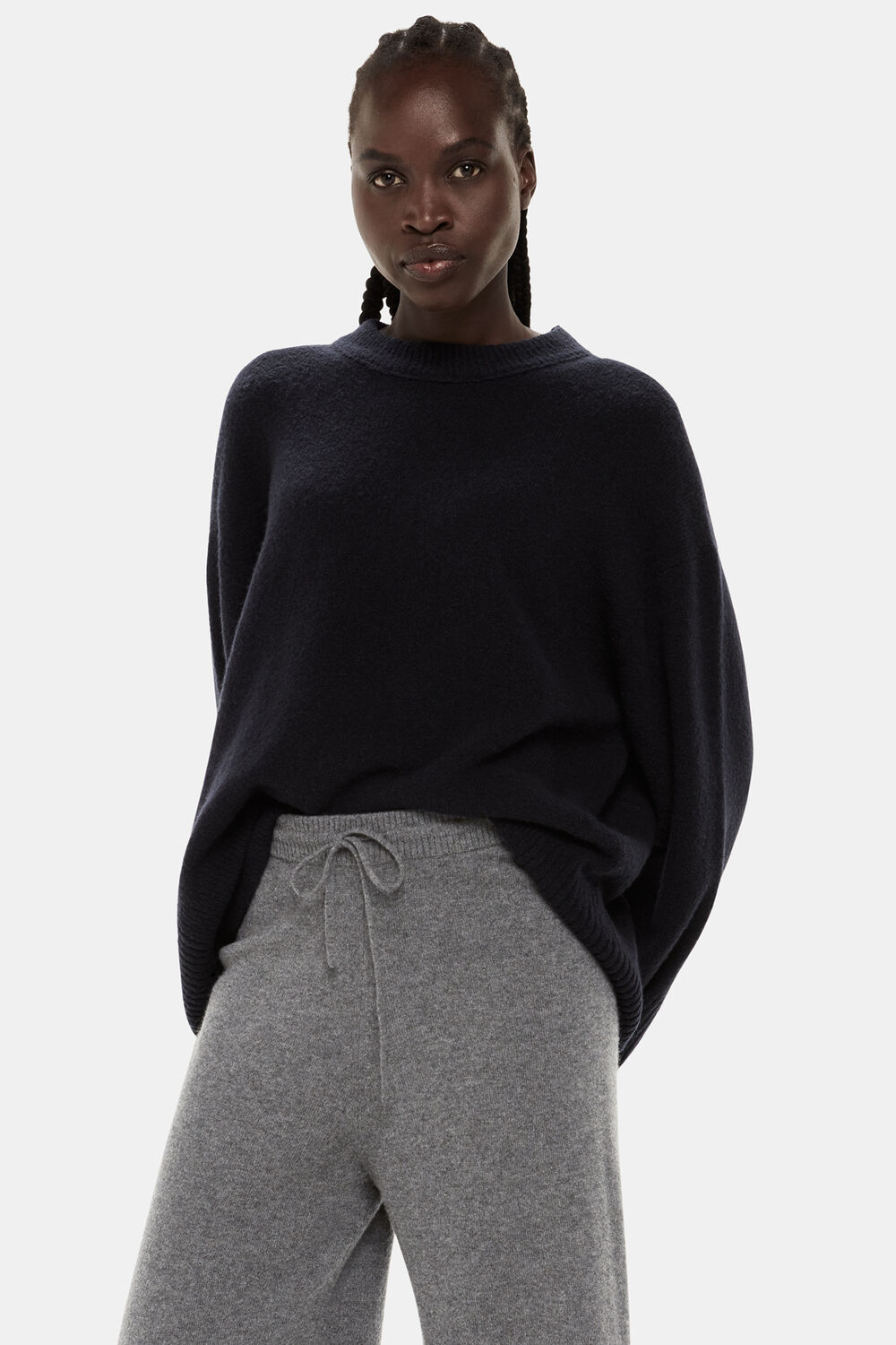 Cashmere Straight Leg Jogger