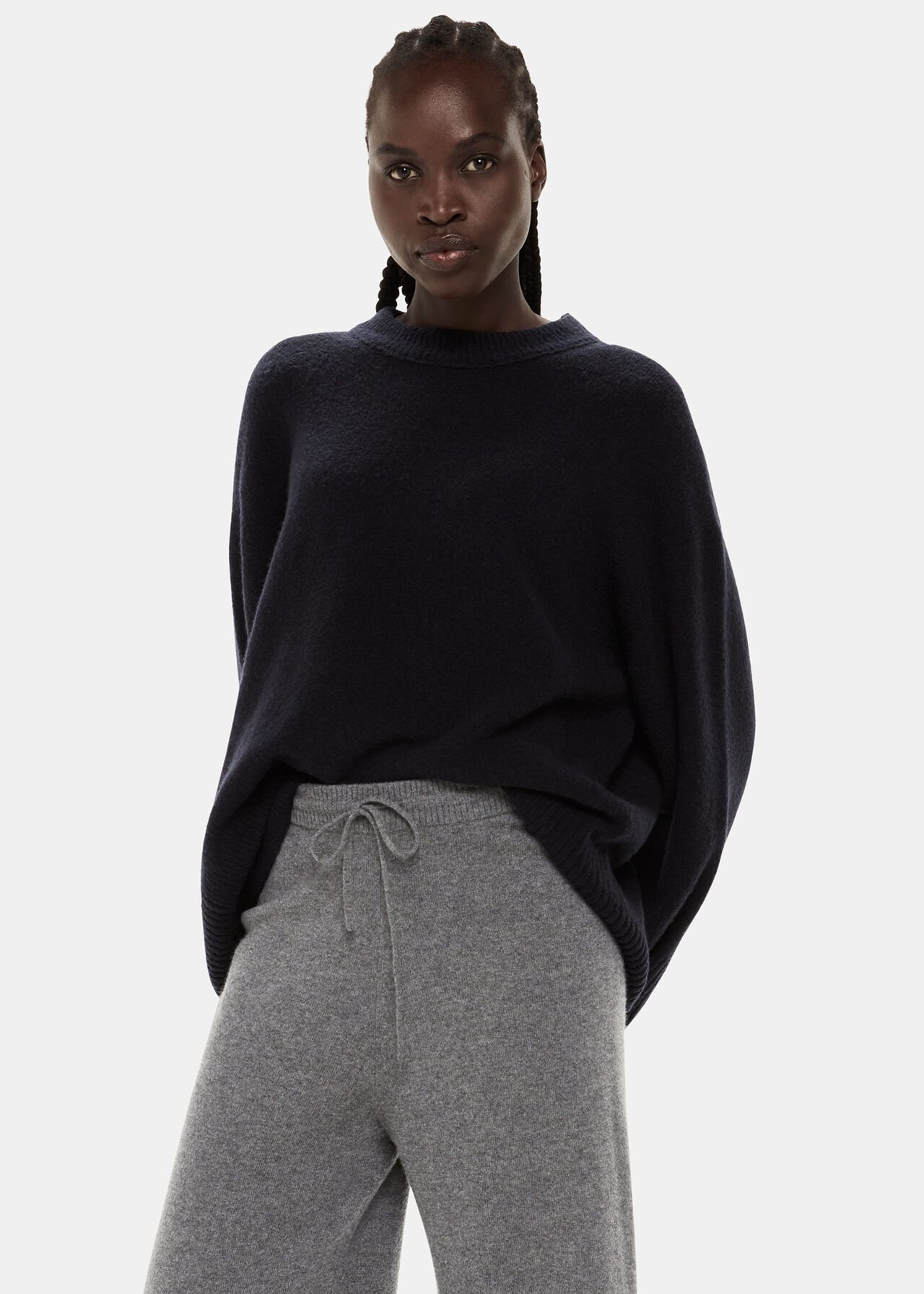 Cashmere Straight Leg Jogger