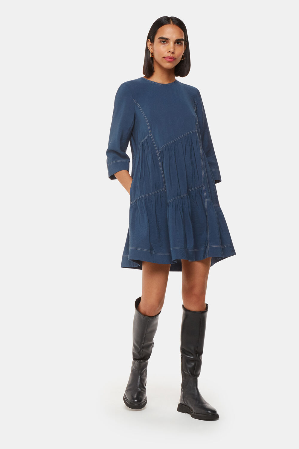 Phoebe Seam Trapeze Dress