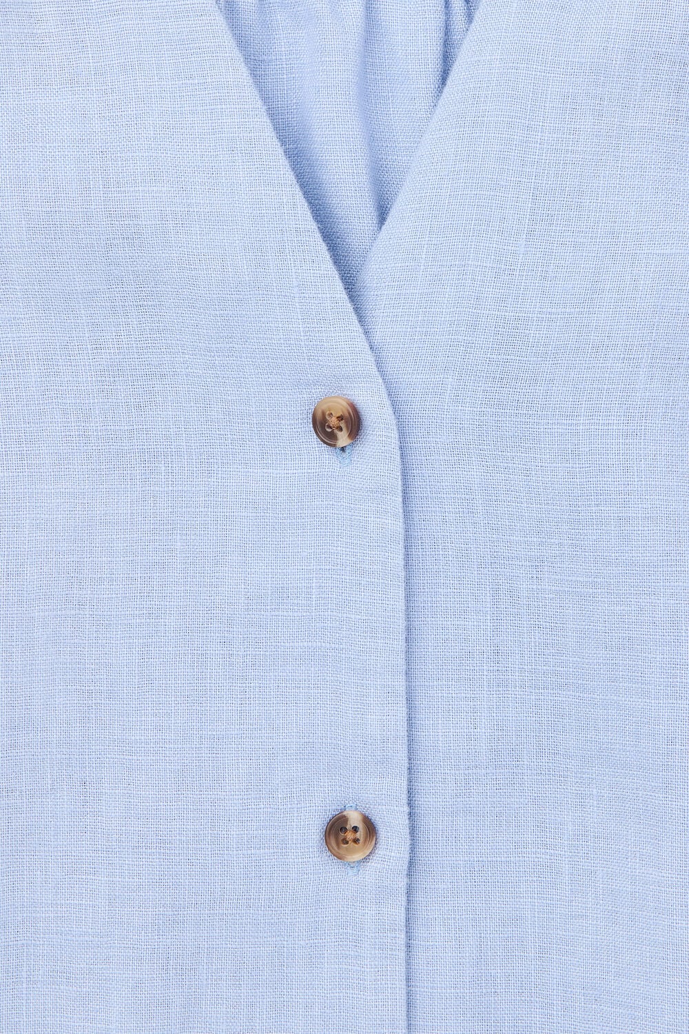 Pale Blue Laura Linen Tank