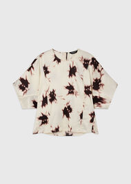 Shadow Floral Viscose Blouse