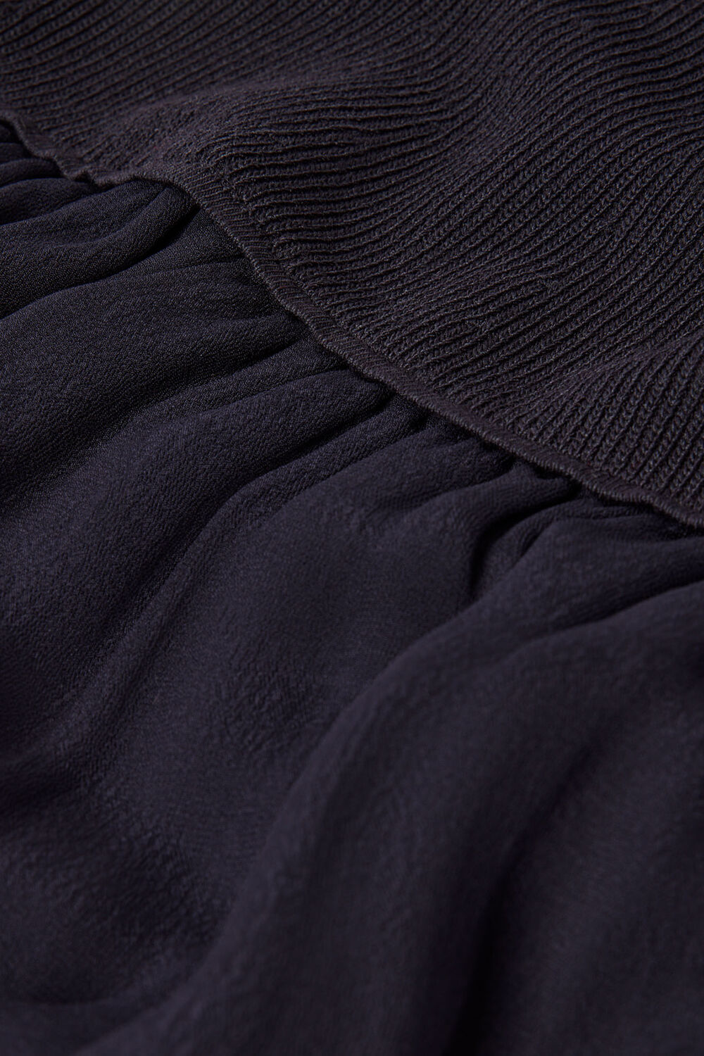 Knitted 2in1 Bubble Hem Dress