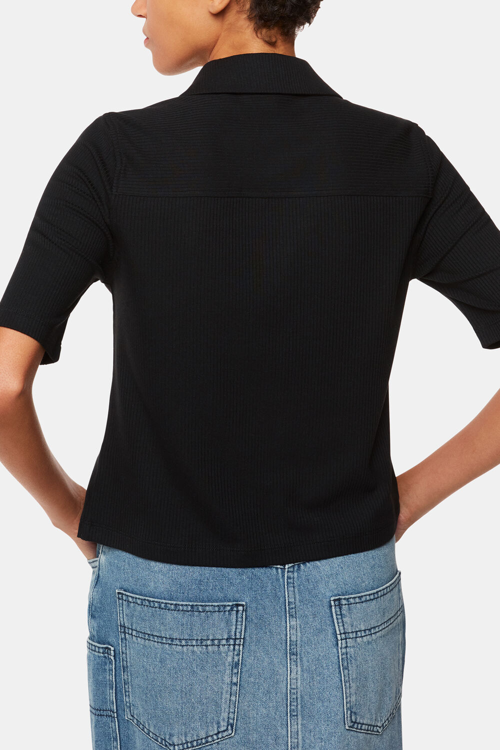 Grace Ribbed Polo