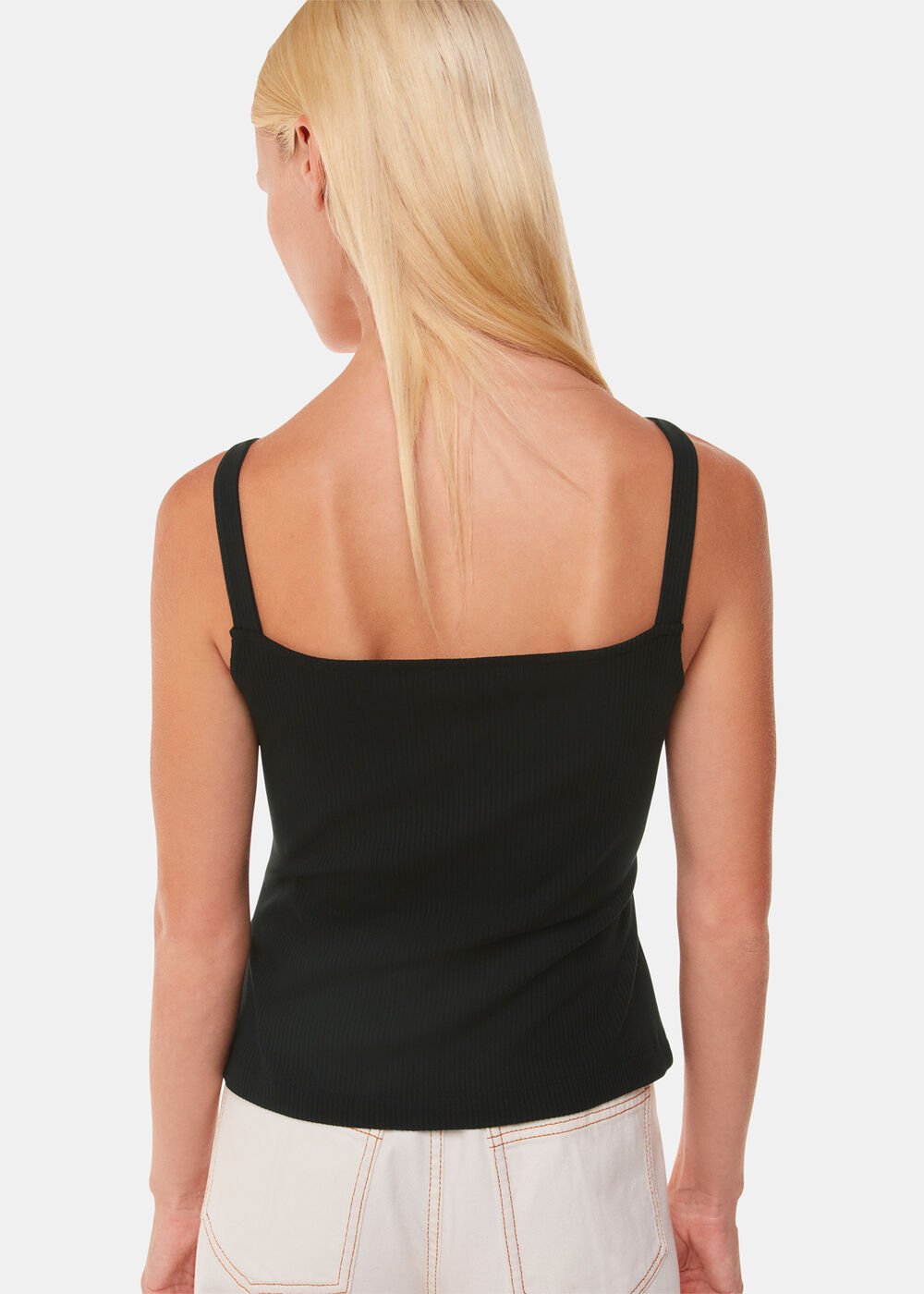 Strappy Button Through Vest