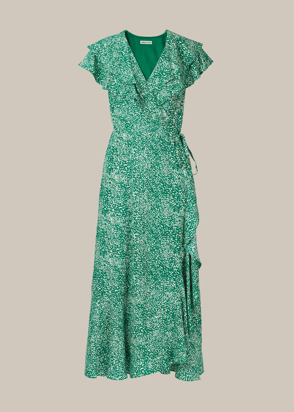 Blot Animal Wrap Dress