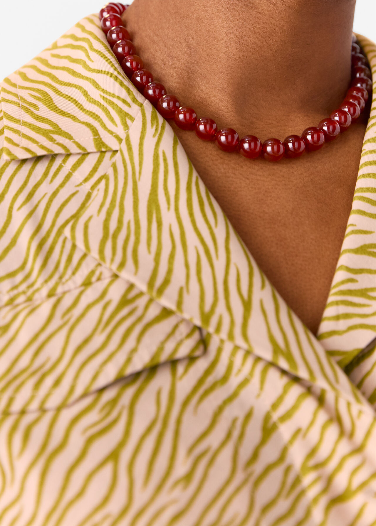 Large Sphere Bead Necklace