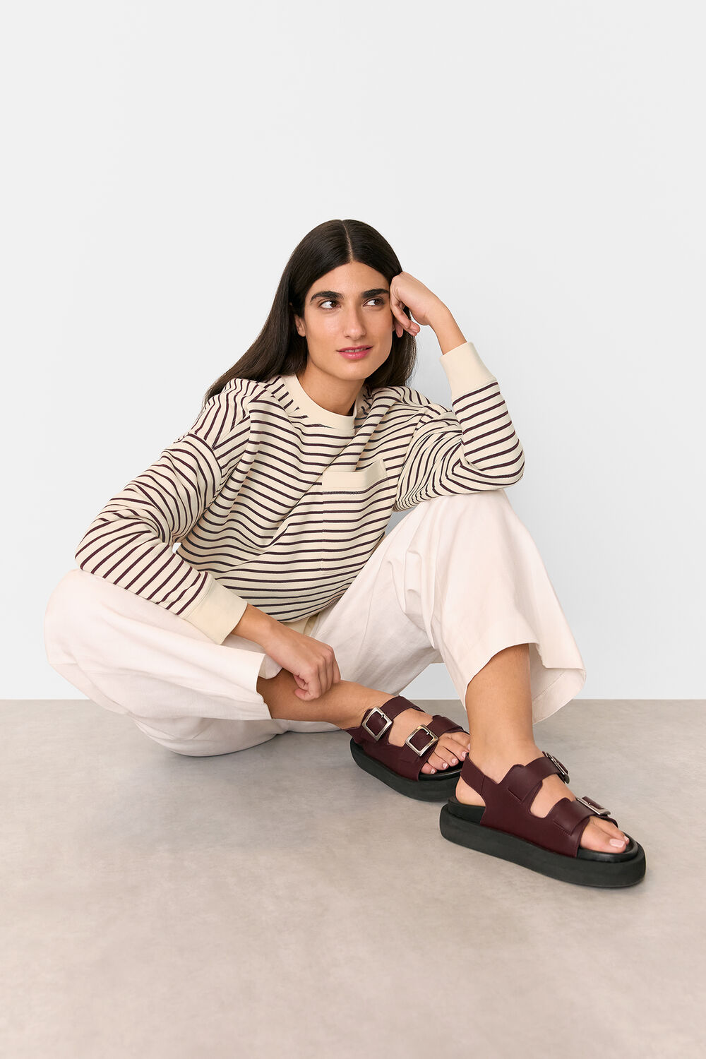 Stripe Sweat