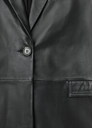 Stina Leather Blazer