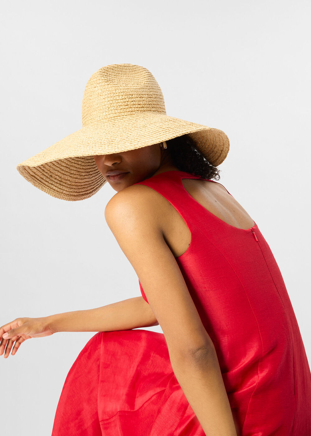 Oversized Straw Hat