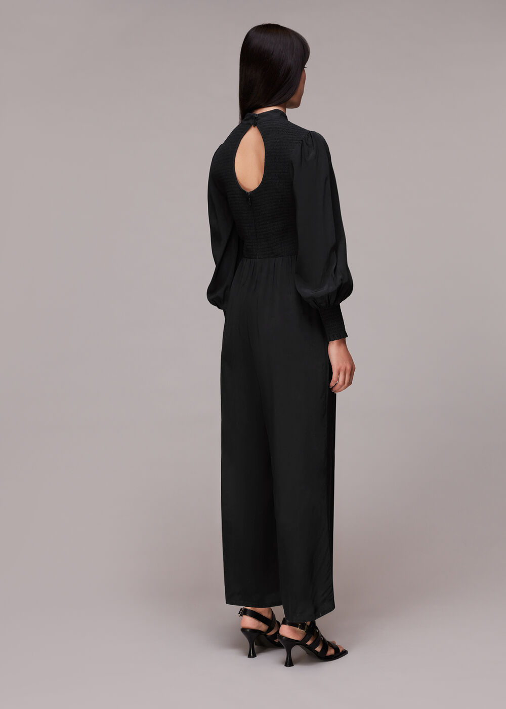 Shirred Bodice Jumpsuit
