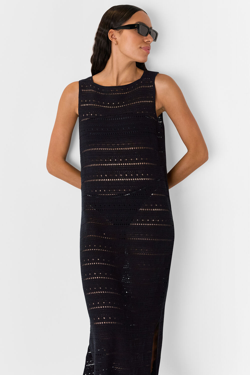 Long Crochet Beach Dress