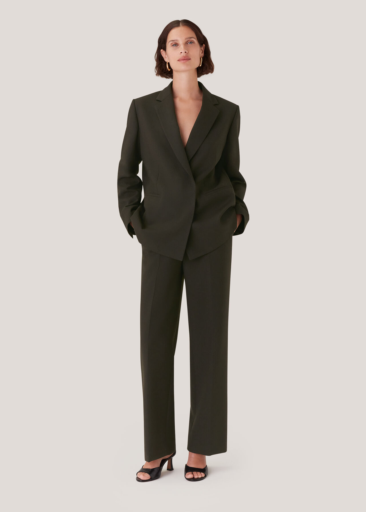 Natalie Wool Blend Blazer