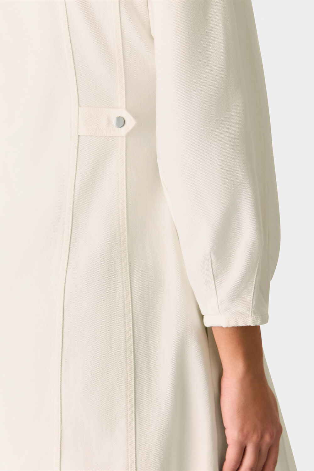 Denim Zip Detail Dress