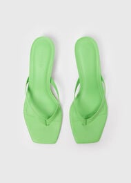 Toe Post Kitten Heel Mule