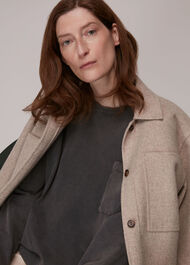 Relaxed Washed Pocket Top