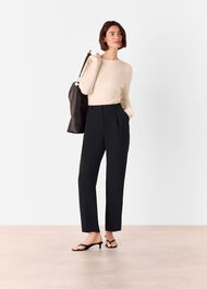 Harriet Tapered Crepe Trouser