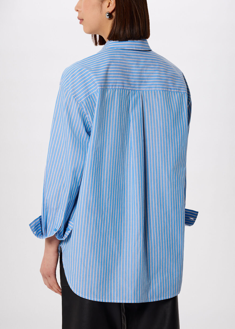 Oversized Fit Stripe Shirt