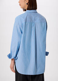 Oversized Fit Stripe Shirt