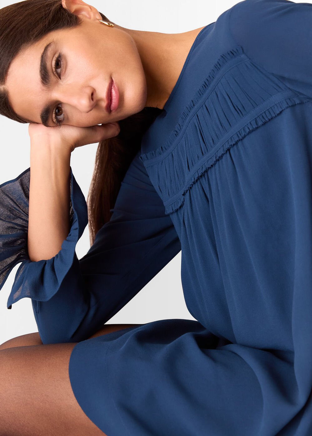Jemma Ruched Panel Mini Dress