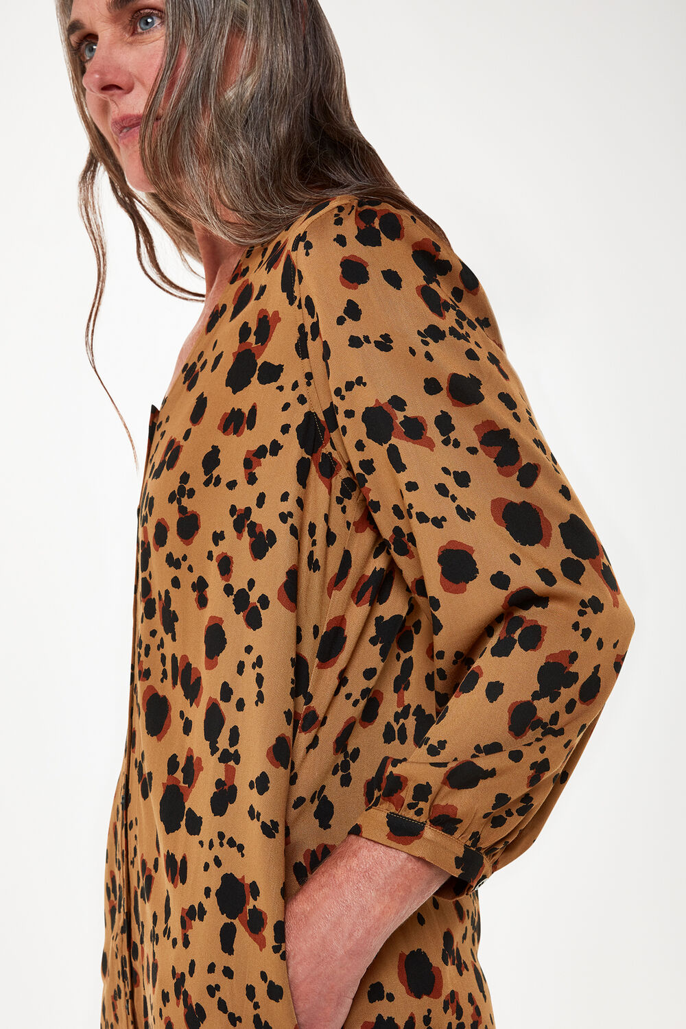 Striking Leopard Print Dress