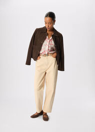 Tropical Bird Textured Shirt