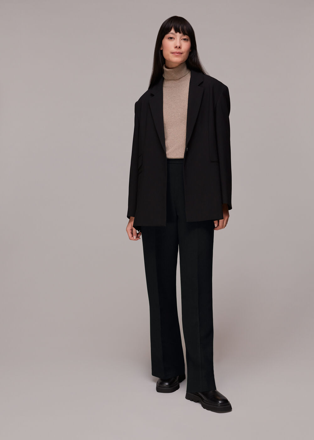 Black Full Length Anna Pants&nbsp;