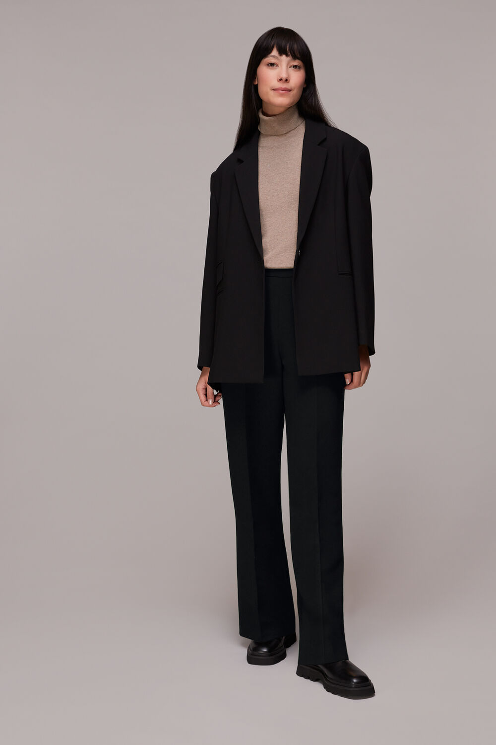 Black Full Length Anna Pants&nbsp;