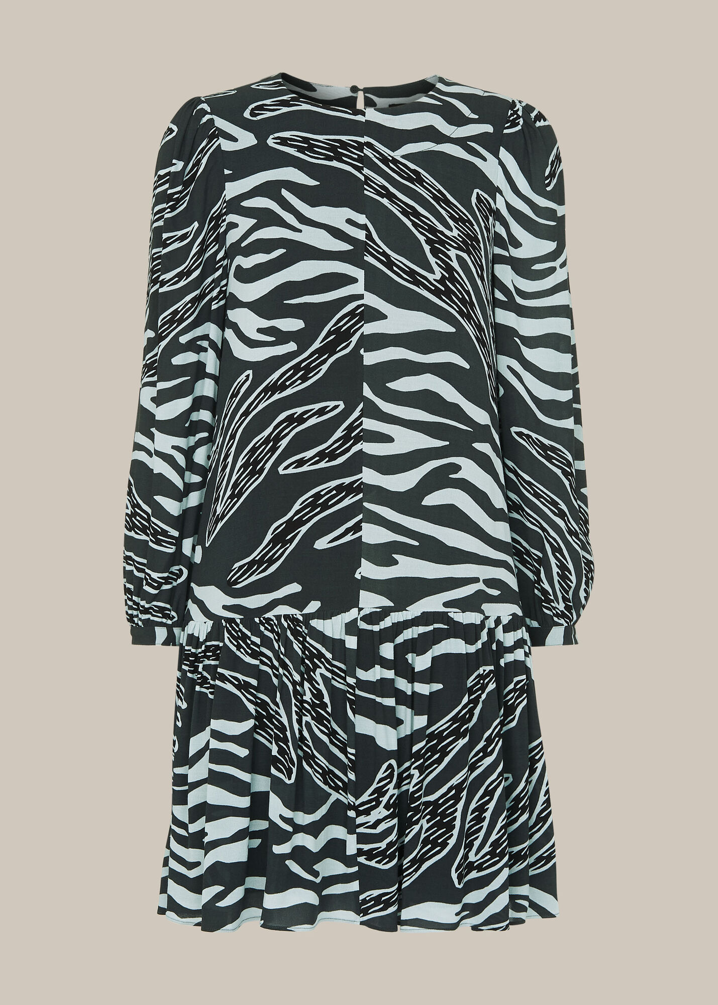 Multicolour Graphic Zebra Print Dress | WHISTLES