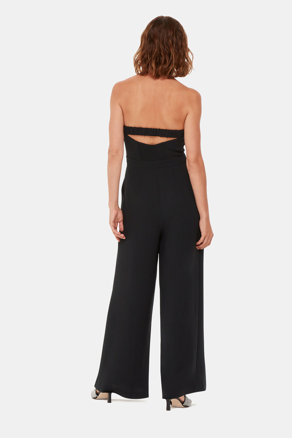 Black Brianna Bandeau Jumpsuit