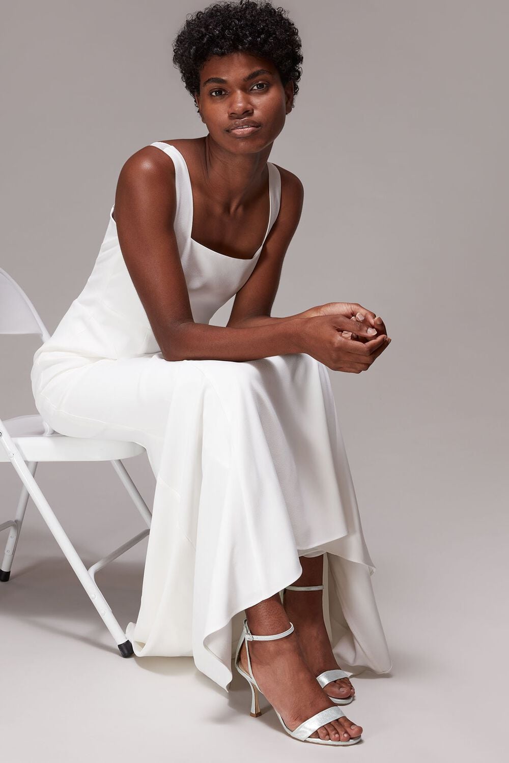 Silver Allie Wedding Sandal