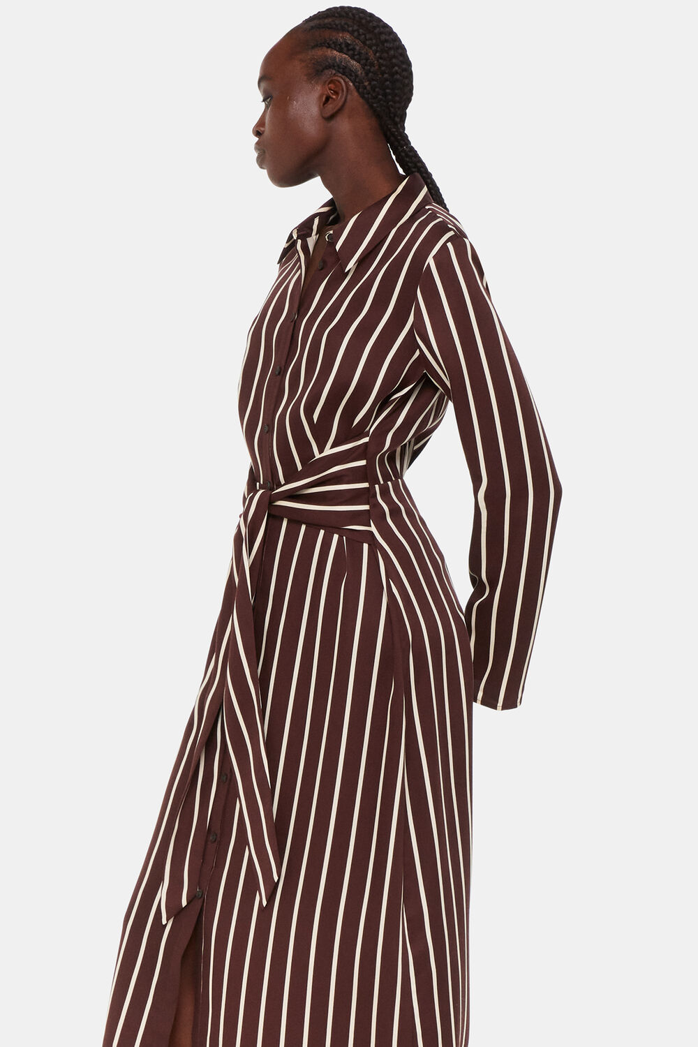 Alex Stripe Shirt Dress