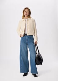 Cropped Boucle Jacket