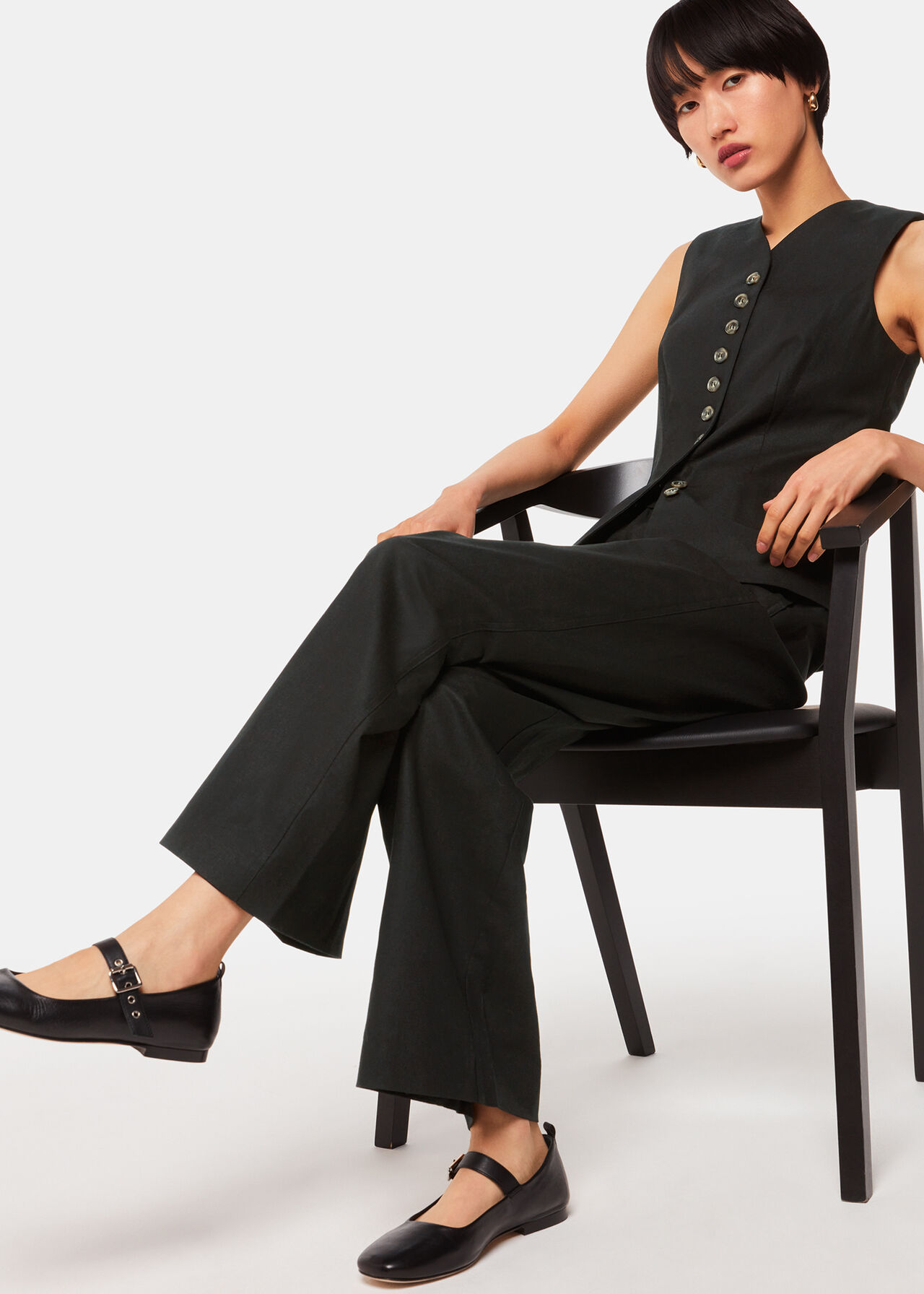 Lindsey Linen Blend Waistcoat