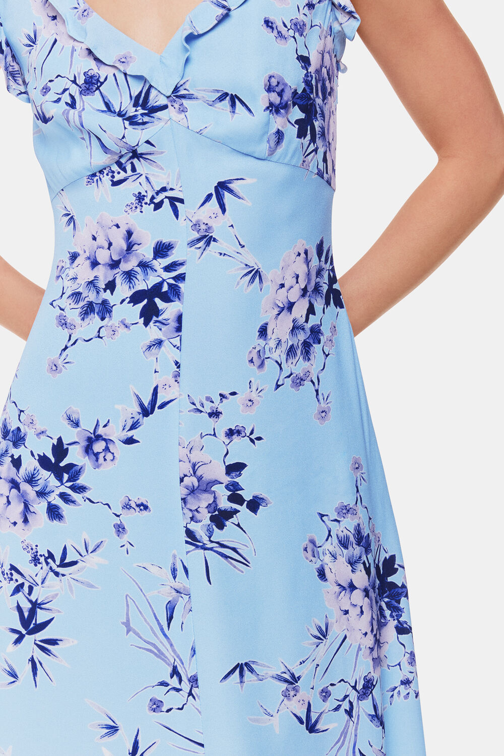 Bamboo Blossom Ruffle Dress