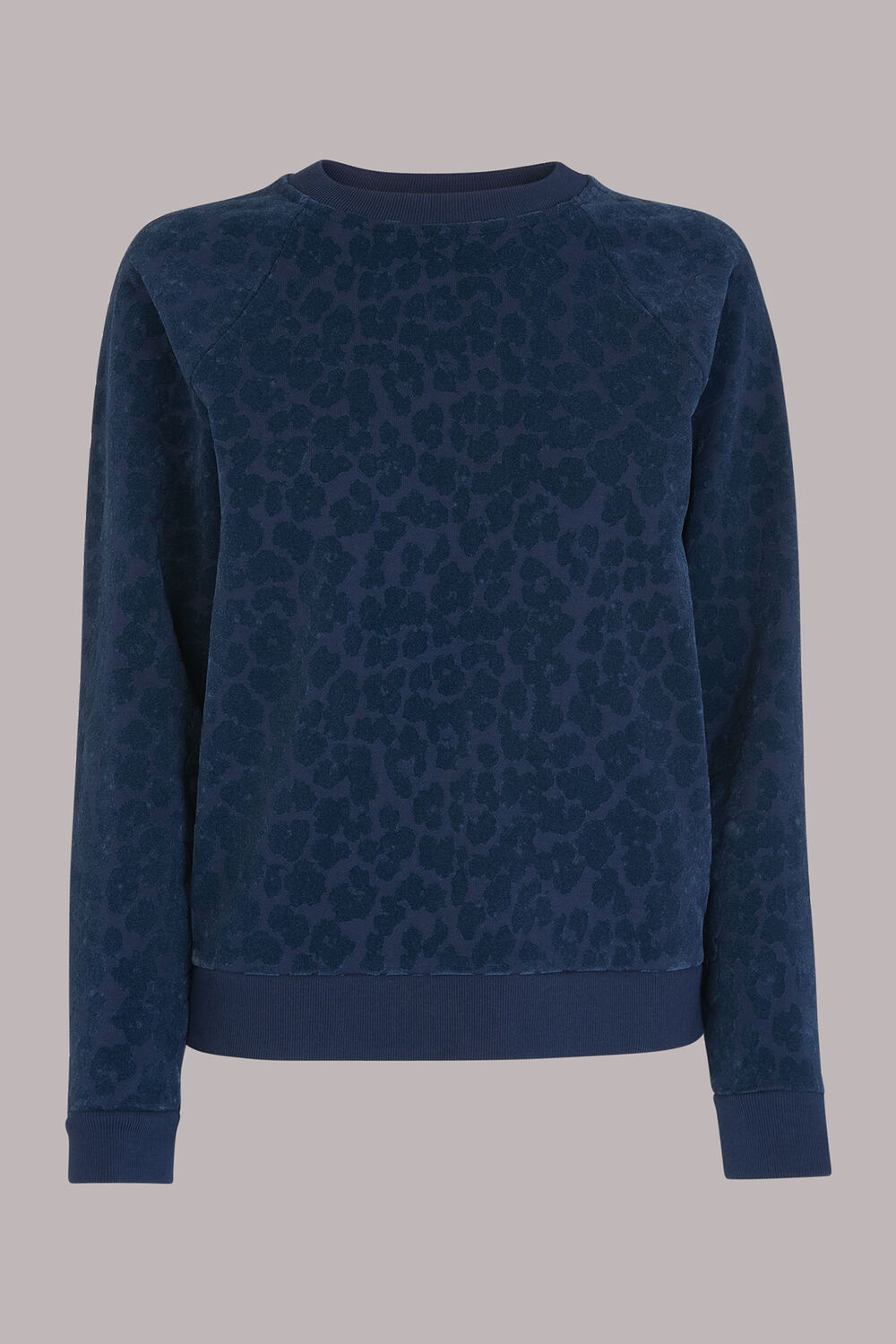 Smudge Animal Flocked Sweat