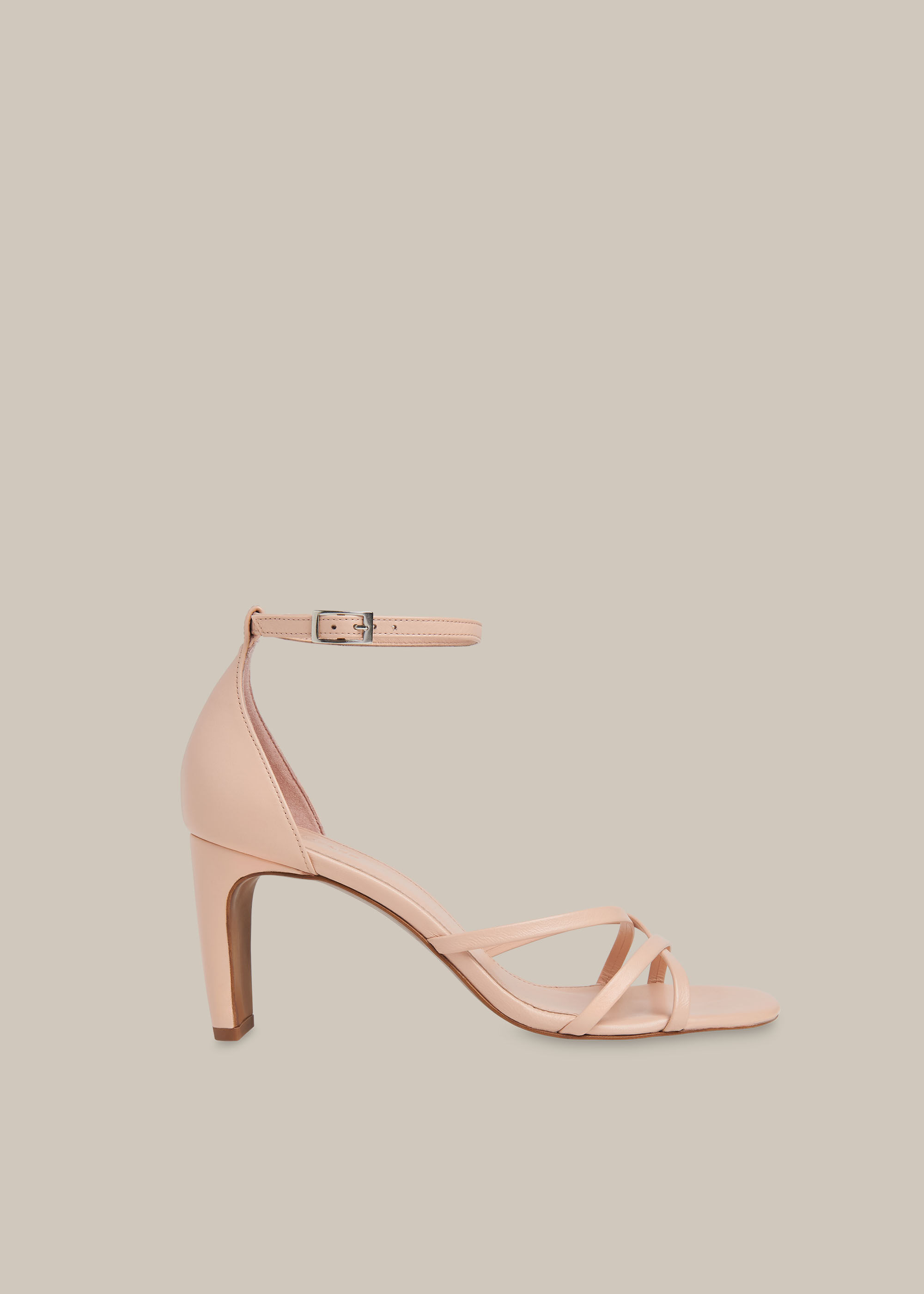 light pink strappy sandals