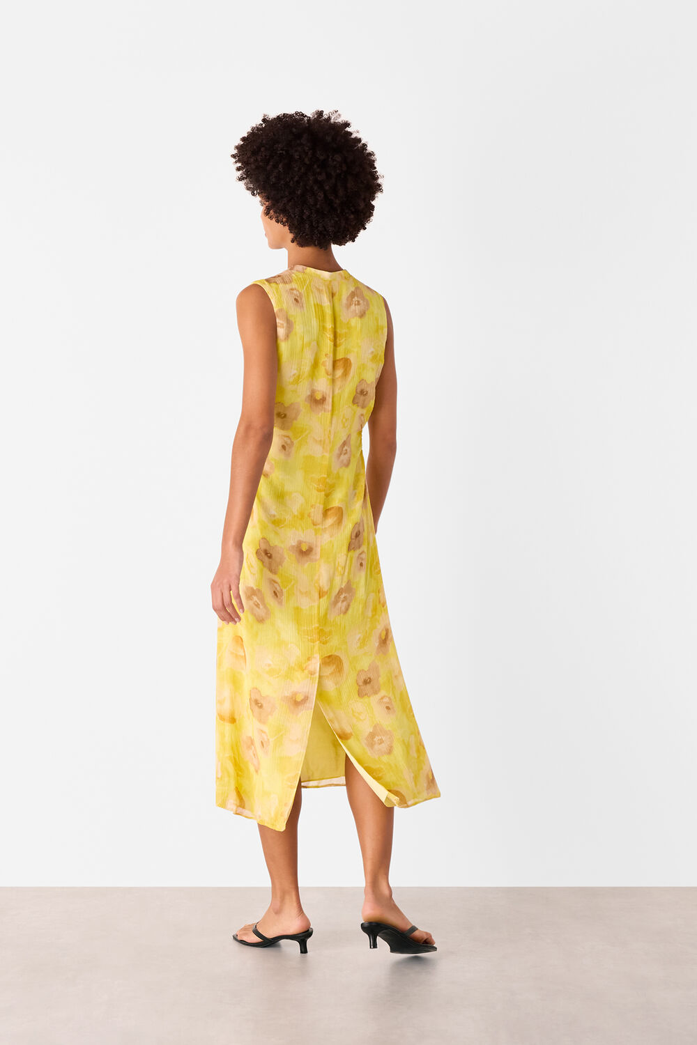 Sunshine Floral Textured Dress