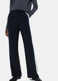 Crepe Side Stripe Trouser