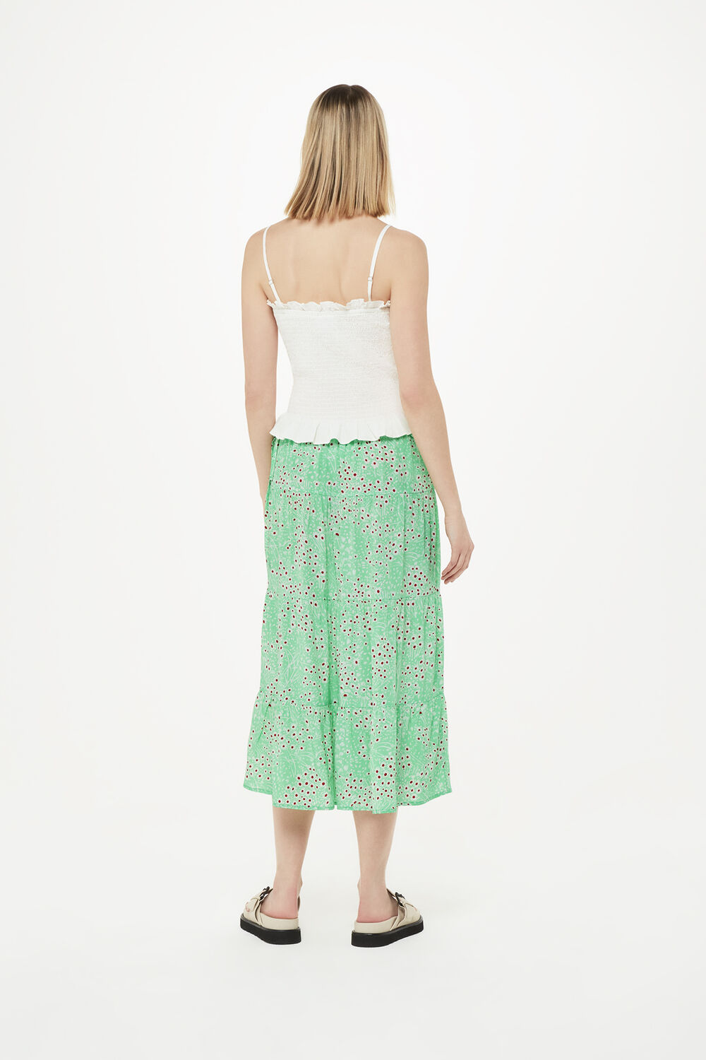 Daisy Meadow Tie Side Skirt