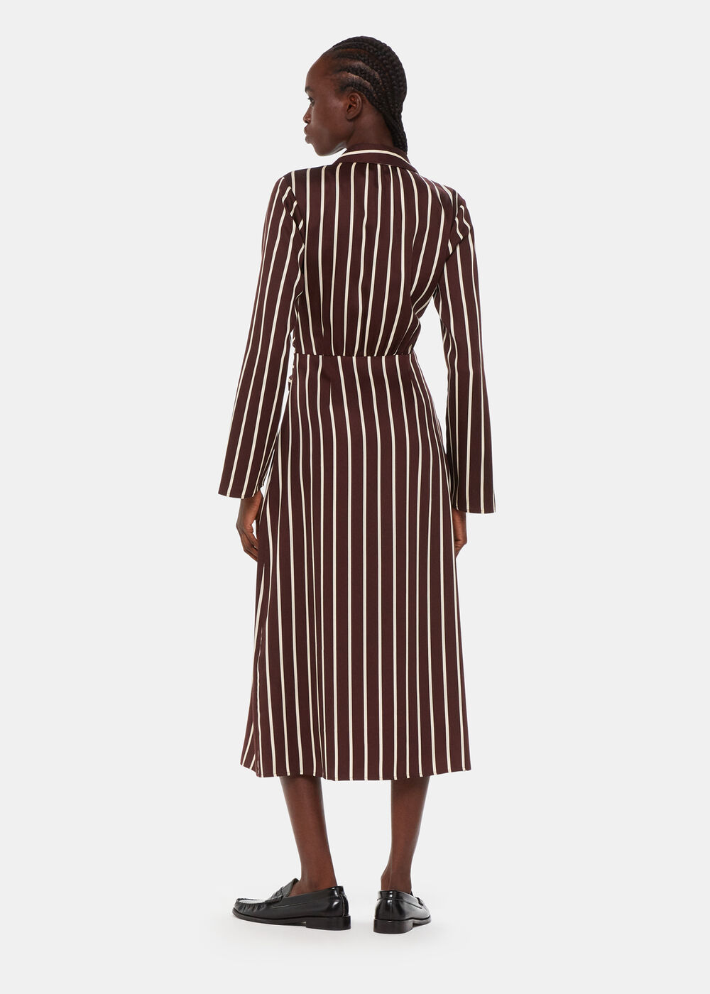 Alex Stripe Shirt Dress