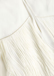 Fringe Back Midi Dress
