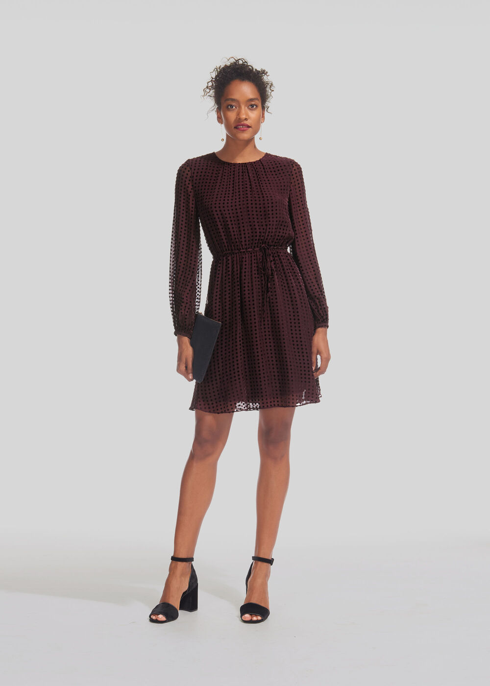 Velvet Spot Flippy Dress