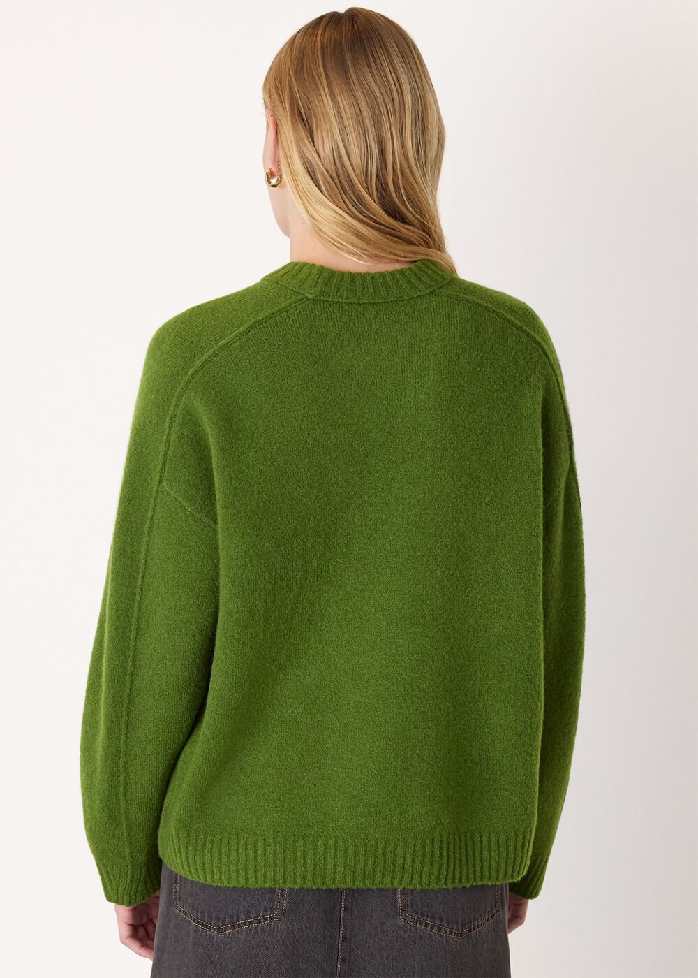 Wool Mix Seam Detail Knit