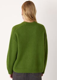 Wool Mix Seam Detail Knit